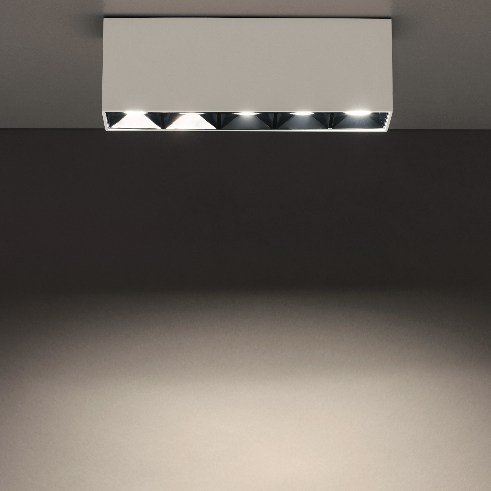 Oprawa sufitowa natynkowa nowoczesna MIDI LED 10052, biało-czarna, 20 W 4000 K – Nowodvorski Lighting - obrazek 2