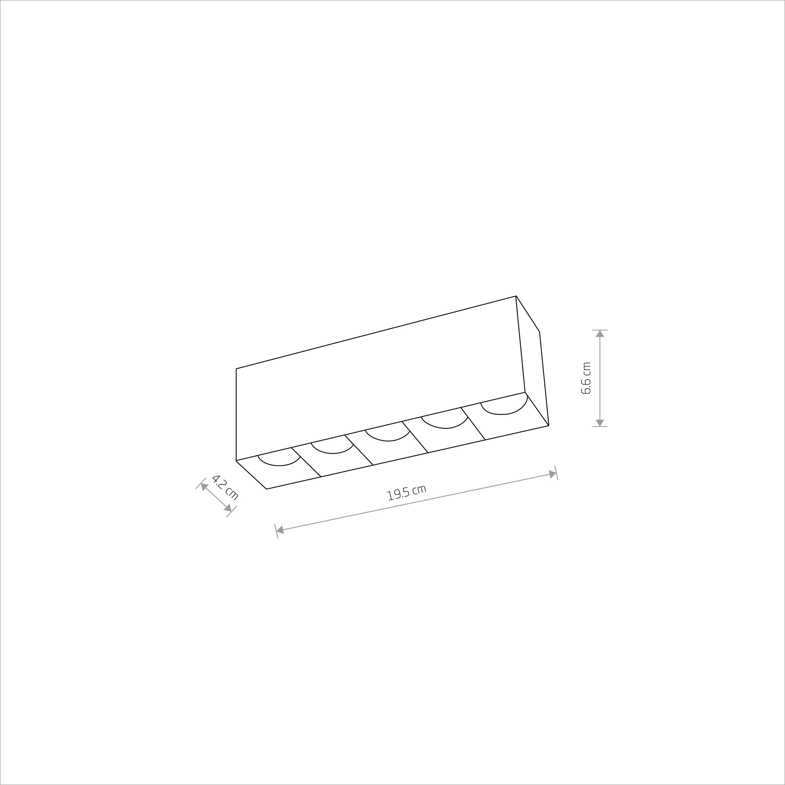 Oprawa sufitowa natynkowa nowoczesna MIDI LED 10052, biało-czarna, 20 W 4000 K – Nowodvorski Lighting - obrazek 6
