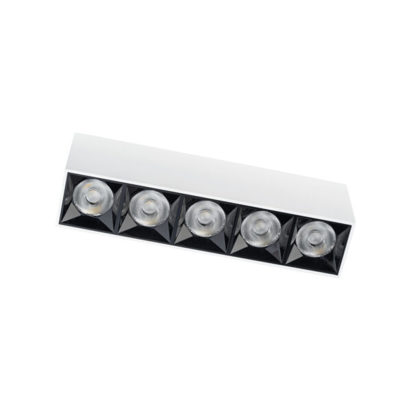 Oprawa sufitowa natynkowa nowoczesna MIDI LED 10052, biało-czarna, 20 W 4000 K – Nowodvorski Lighting