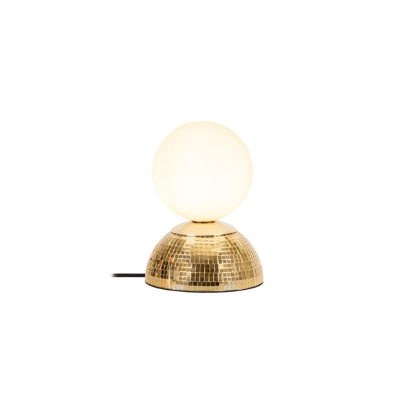 Lampa stołowa nowoczesna Lucide GLITZER — złota, G9, Ø 14 cm — 10527/01/10