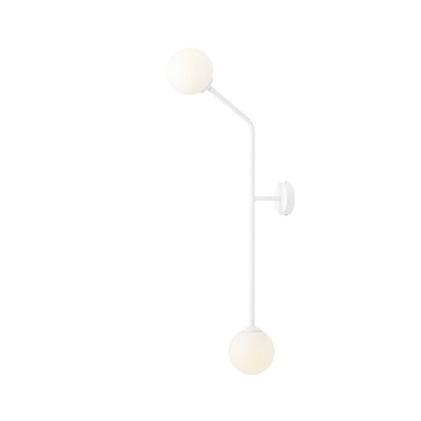 Kinkiet minimalistyczny Aldex PURE 2 PIONOWY 1064D_2 biały 2×E14