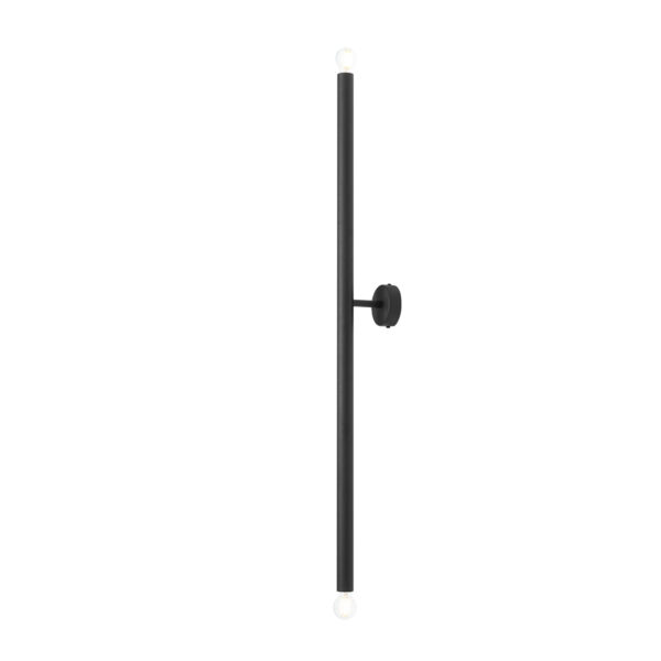 Kinkiet minimalistyczny Aldex TUBO 2 L 1072D1_L czarny 2×E14