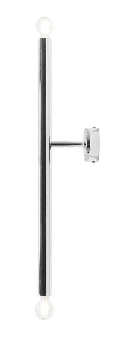Kinkiet minimalistyczny Aldex TUBO 2 S 1072D4_S chromowany 2×E14