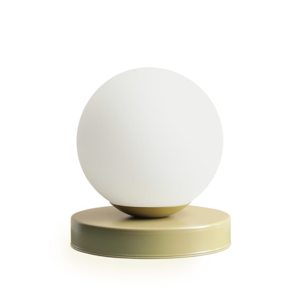 Lampa stołowa minimalistyczna Aldex BALL S 1076B12_S pistacjowa 1×E14