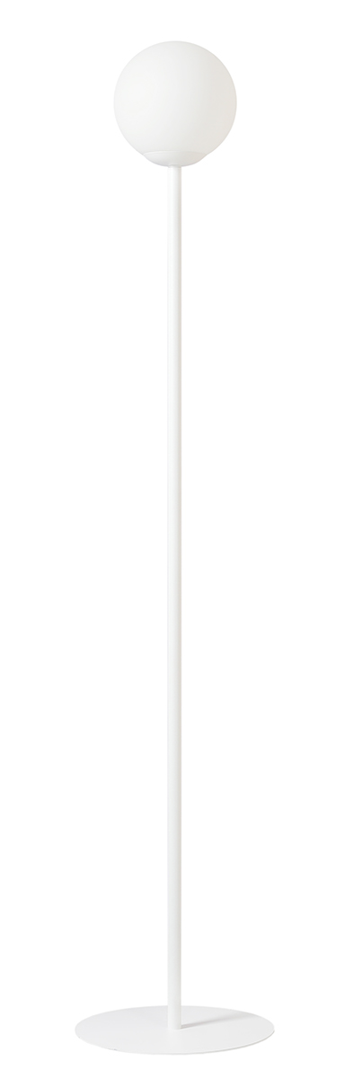 Lampa podłogowa minimalistyczna Aldex PINNE 1080A biała 1×E27