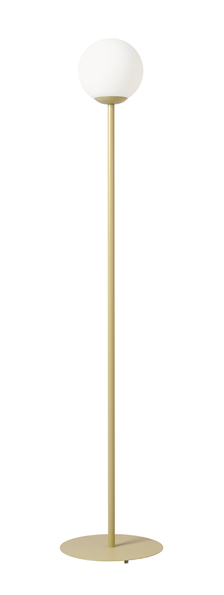 Lampa podłogowa minimalistyczna Aldex PINNE 1080A12 pistacjowa 1×E27