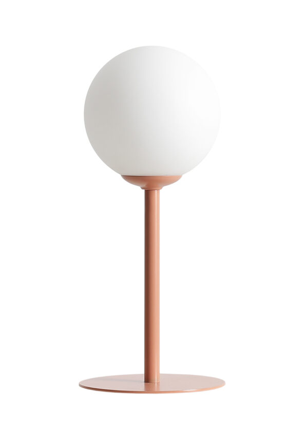 Lampa stołowa minimalistyczna Aldex PINNE 1080B11 koralowa 1×E14