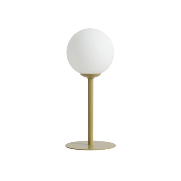 Lampa stołowa minimalistyczna Aldex PINNE 1080B12 pistacjowa 1×E14