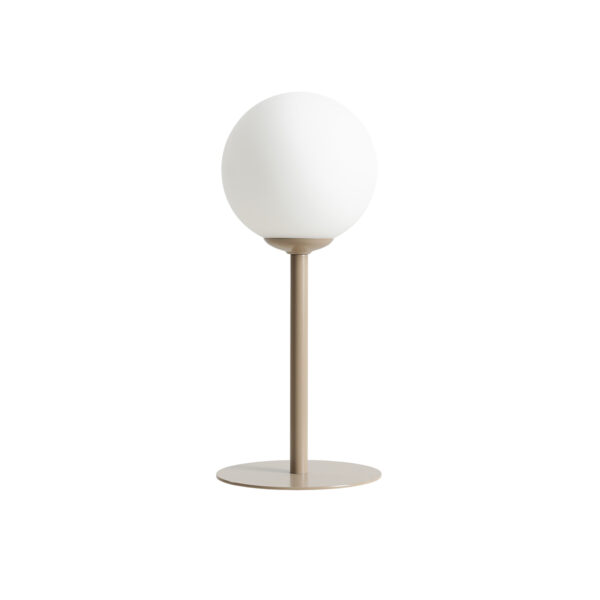 Lampa stołowa minimalistyczna Aldex PINNE 1080B17 beżowa 1×E14