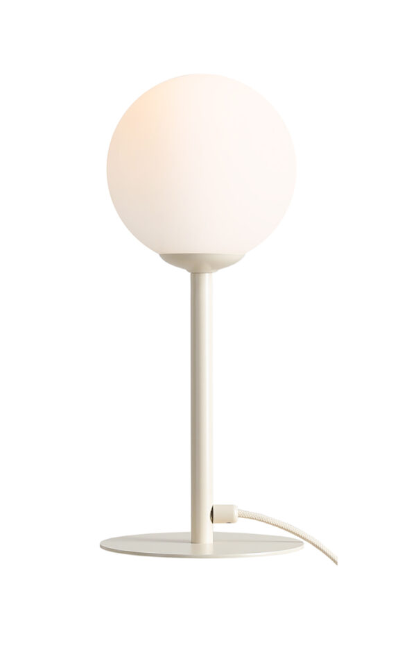 Lampa stołowa minimalistyczna Aldex PINNE 1080B9 kremowa 1×E14