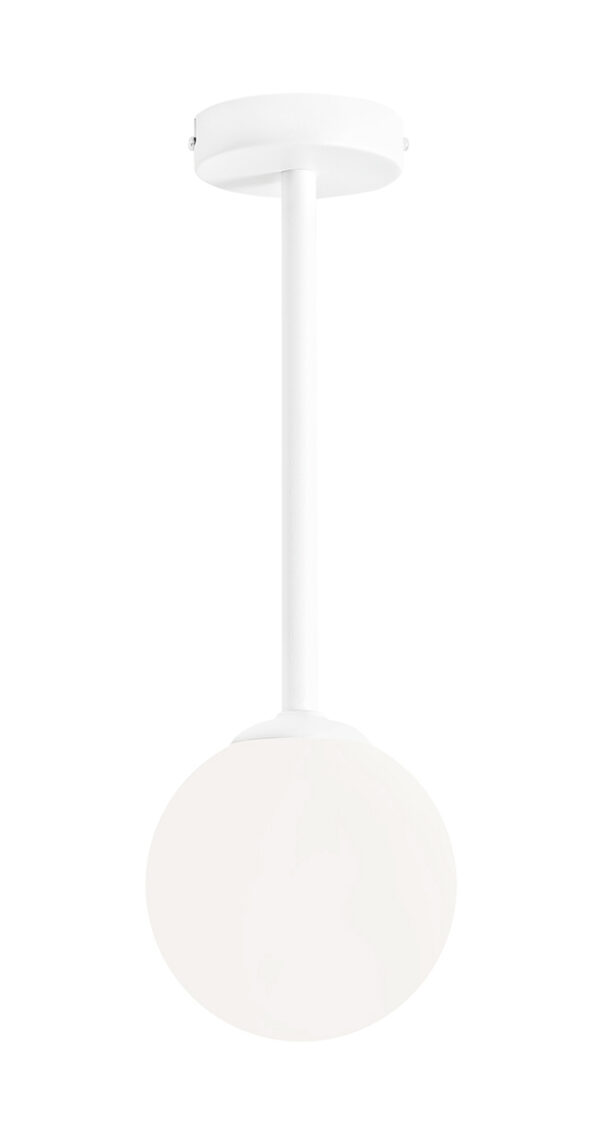 Spot sufitowy minimalistyczny Aldex PINNE SHORT 1080PL_G_S biały 1×E14