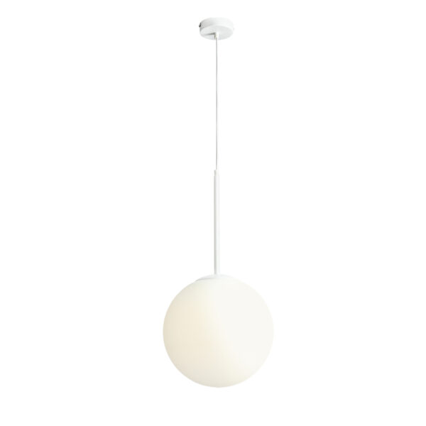 Lampa wisząca minimalistyczna Aldex BOSSO MEDIUM 30 1087G biała 1×E27