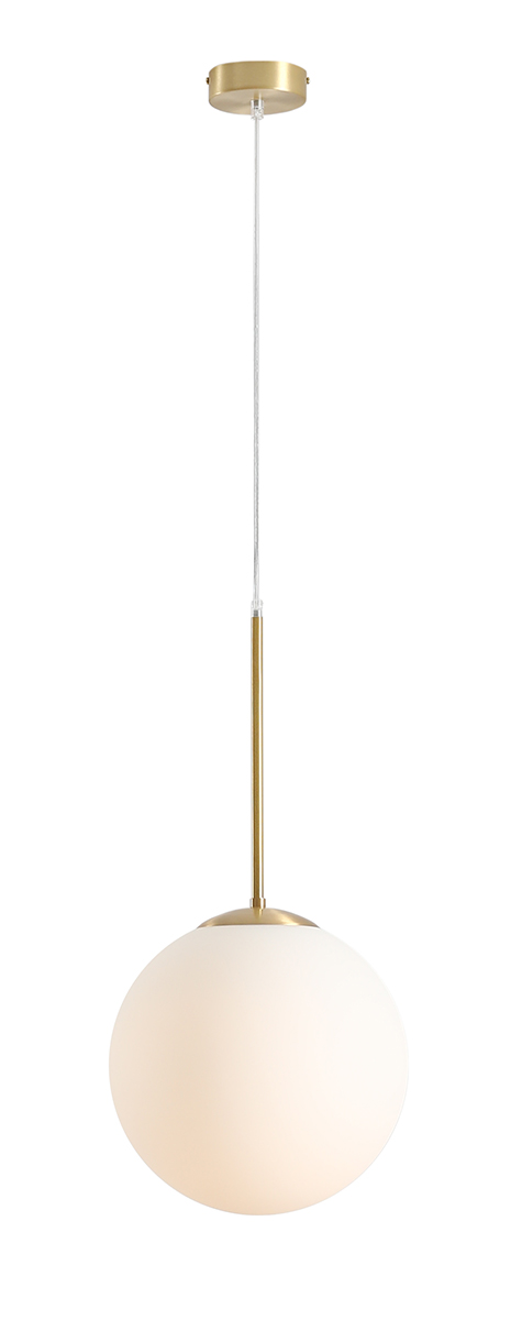 Lampa wisząca minimalistyczna Aldex BOSSO MEDIUM 30 1087G40 mosiężna 1×E27