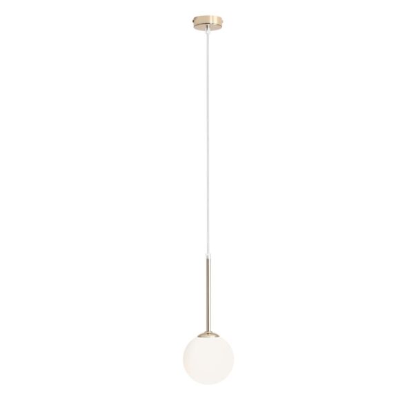 Lampa wisząca minimalistyczna Aldex BOSSO MINI 14 1087XXS30 złota 1×E14