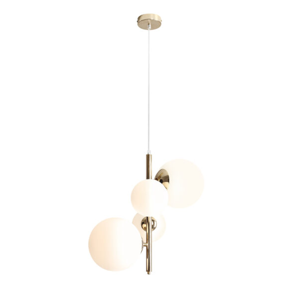 Lampa wisząca nowoczesna Aldex BLOOM 4 1091L30 złota 2×E14 + 2×E27