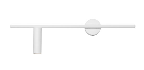 Kinkiet minimalistyczny Aldex TREVO lewy 1104C biały 1×GU10 mini