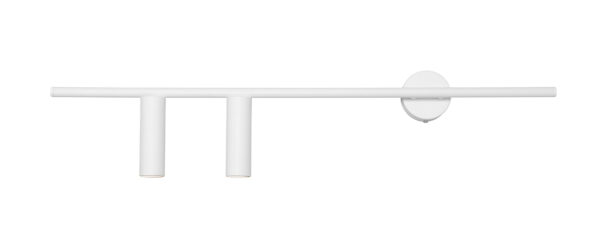 Kinkiet minimalistyczny Aldex TREVO 2 lewy 1104D biały 2×GU10 mini