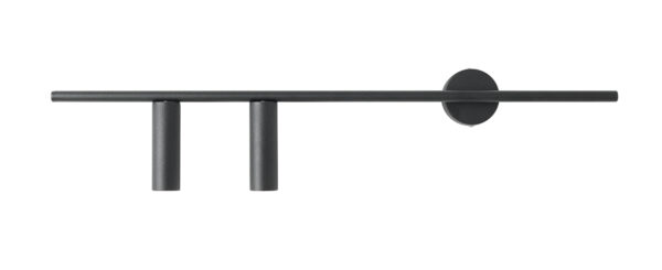 Kinkiet minimalistyczny Aldex TREVO 2 1104D1 czarny 2×GU10 mini