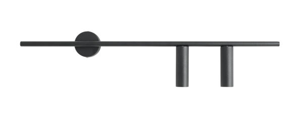 Kinkiet minimalistyczny Aldex TREVO 2 1104D1_2 czarny 2×GU10 mini