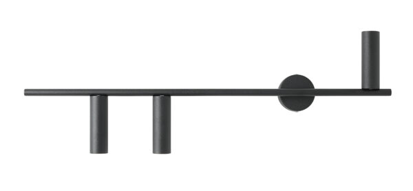 Kinkiet minimalistyczny Aldex TREVO 3 1104Y1 czarny 3×GU10 mini