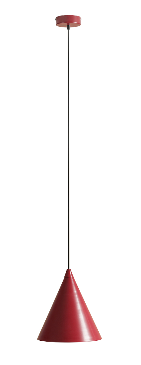 Lampa wisząca minimalistyczna Aldex FORM 1108G15 bordowa 1×E27