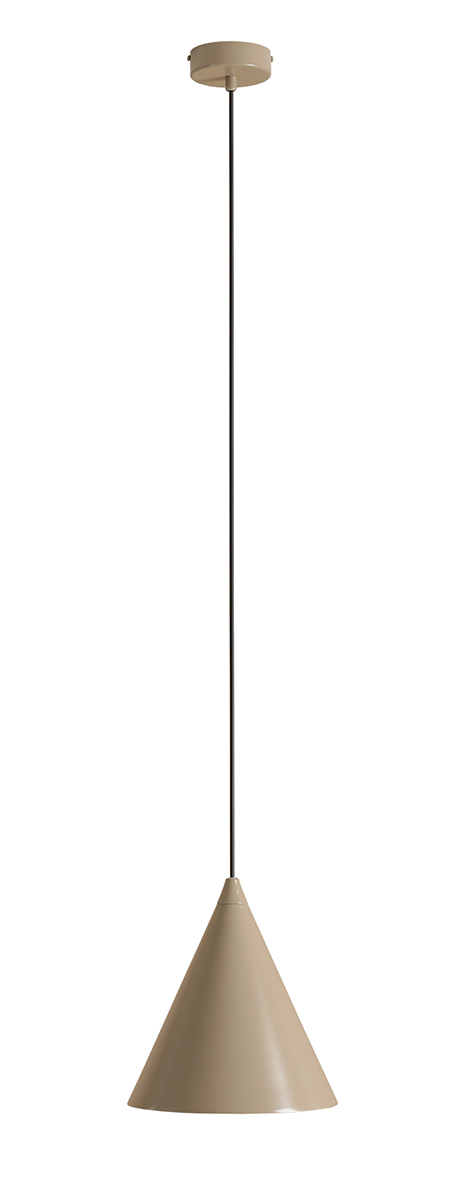 Lampa wisząca minimalistyczna Aldex FORM 1108G17 beżowa 1×E27