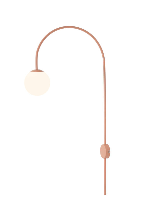 Kinkiet minimalistyczny Aldex UNA 1116C11 koralowy 1×E14