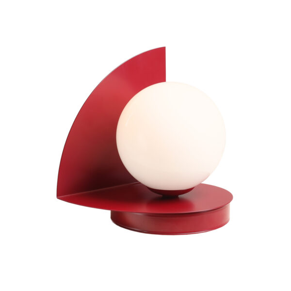 Lampa stołowa nowoczesna Aldex LOOP 1125B15 bordowa 1×E14