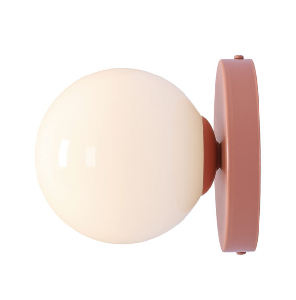 Kinkiet minimalistyczny Aldex BALL II S 1126C11_S koralowy 1×E14