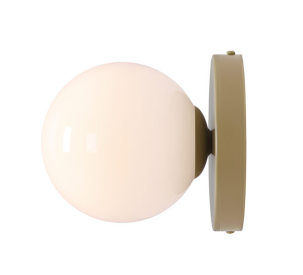Kinkiet minimalistyczny Aldex BALL II S 1126C12_S pistacjowy 1×E14