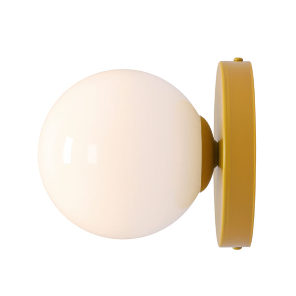 Kinkiet minimalistyczny Aldex BALL II S 1126C14_S musztardowy 1×E14