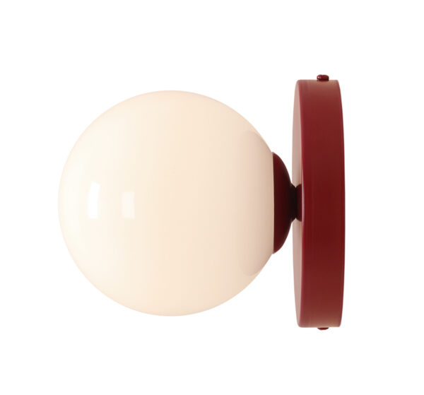 Kinkiet minimalistyczny Aldex BALL II S 1126C15_S bordowy 1×E14