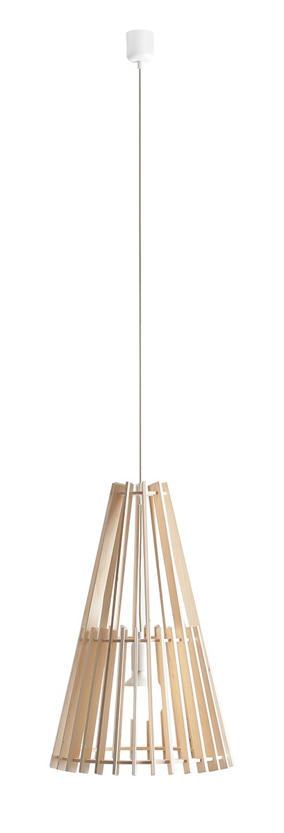 Lampa wisząca w stylu eko Aldex FERB L 993G_L naturalna 1×E27