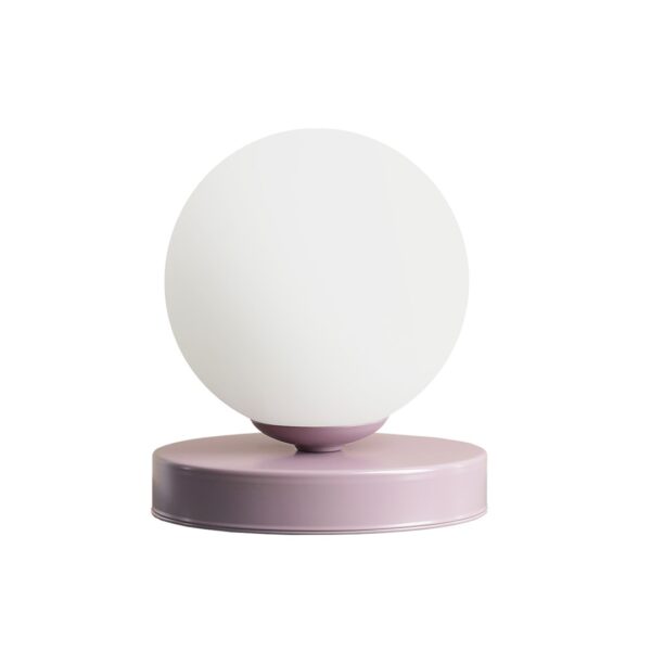 Lampa stołowa minimalistyczna Aldex BALL S 1076B13_S liliowa 1×E14
