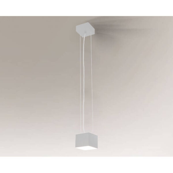 Lampa wisząca nowoczesna Antigo SUWA – biała, 1 × GX53 – 7646