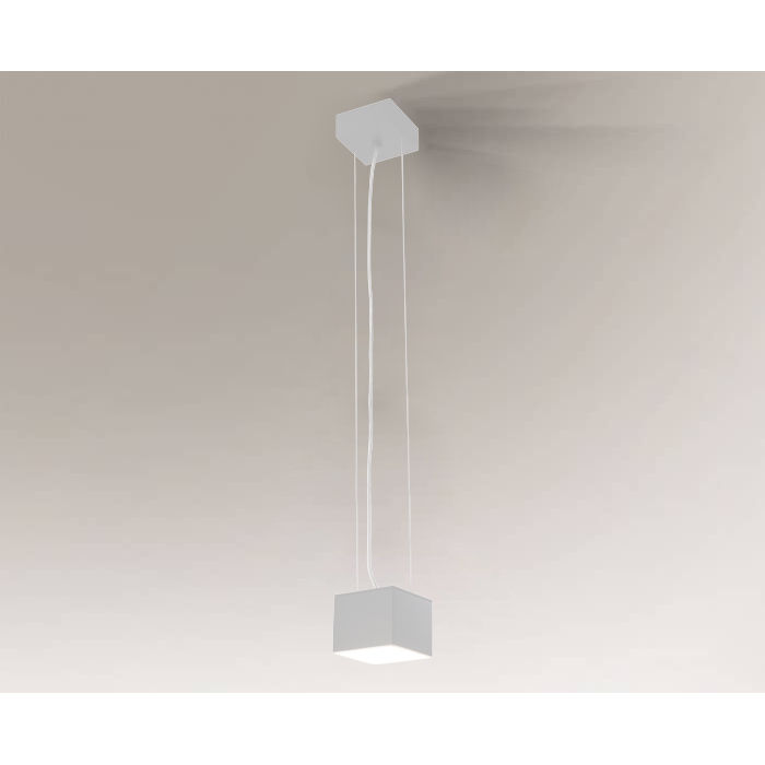 Lampa wisząca nowoczesna Antigo SUWA – biała, 1 × GX53 – 7646