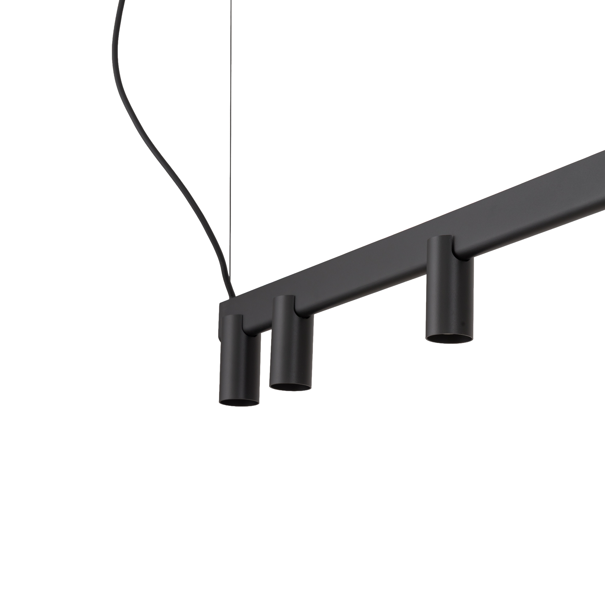 Lampa wisząca nowoczesna FOURTY LINE LED 12292, czarna, GU10 + LED – Nowodvorski Lighting - obrazek 12