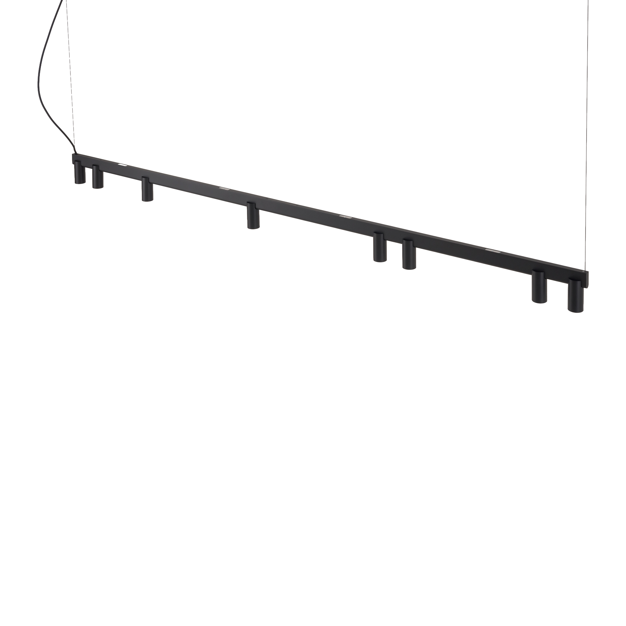 Lampa wisząca nowoczesna FOURTY LINE LED 12292, czarna, GU10 + LED – Nowodvorski Lighting - obrazek 4