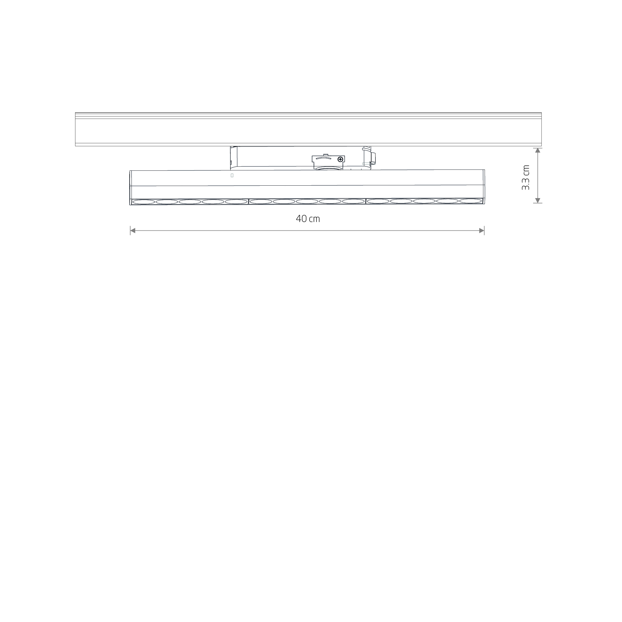 Oprawa liniowa nowoczesna do szyn 1F PROFILE FOCUS LINEAR LED 12397, biała, 15 W 4000 K – Nowodvorski Lighting - obrazek 3