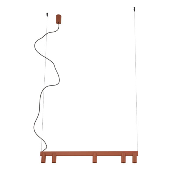 Lampa wisząca nowoczesna FOURTY LINE LED 900 12421, terakotowa, GU10 + LED – Nowodvorski Lighting