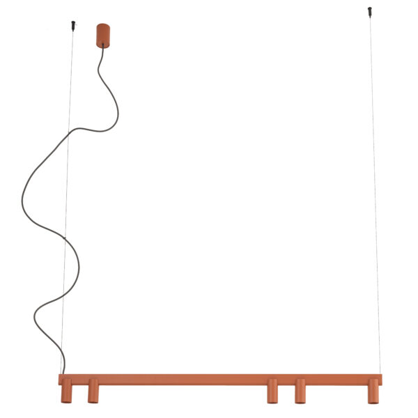 Lampa wisząca nowoczesna FOURTY LINE LED 1200 12422, terakotowa, GU10 + LED – Nowodvorski Lighting