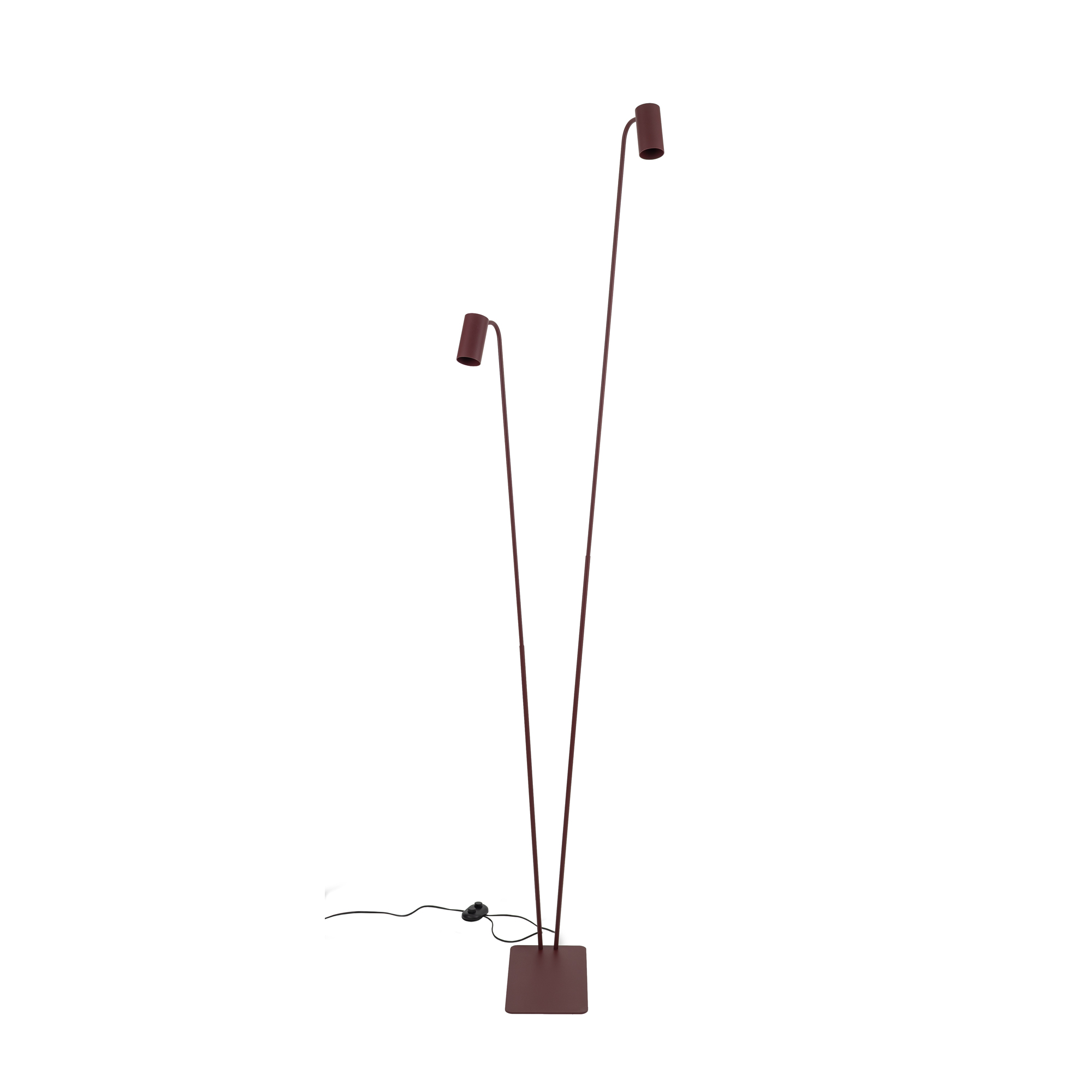 Lampa podłogowa nowoczesna MONO 12780, burgundowa, 2×GU10 – Nowodvorski Lighting - obrazek 3