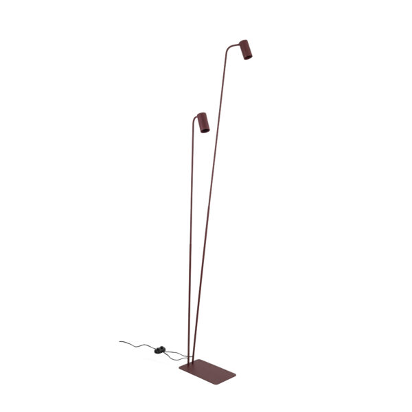 Lampa podłogowa nowoczesna MONO 12780, burgundowa, 2×GU10 – Nowodvorski Lighting