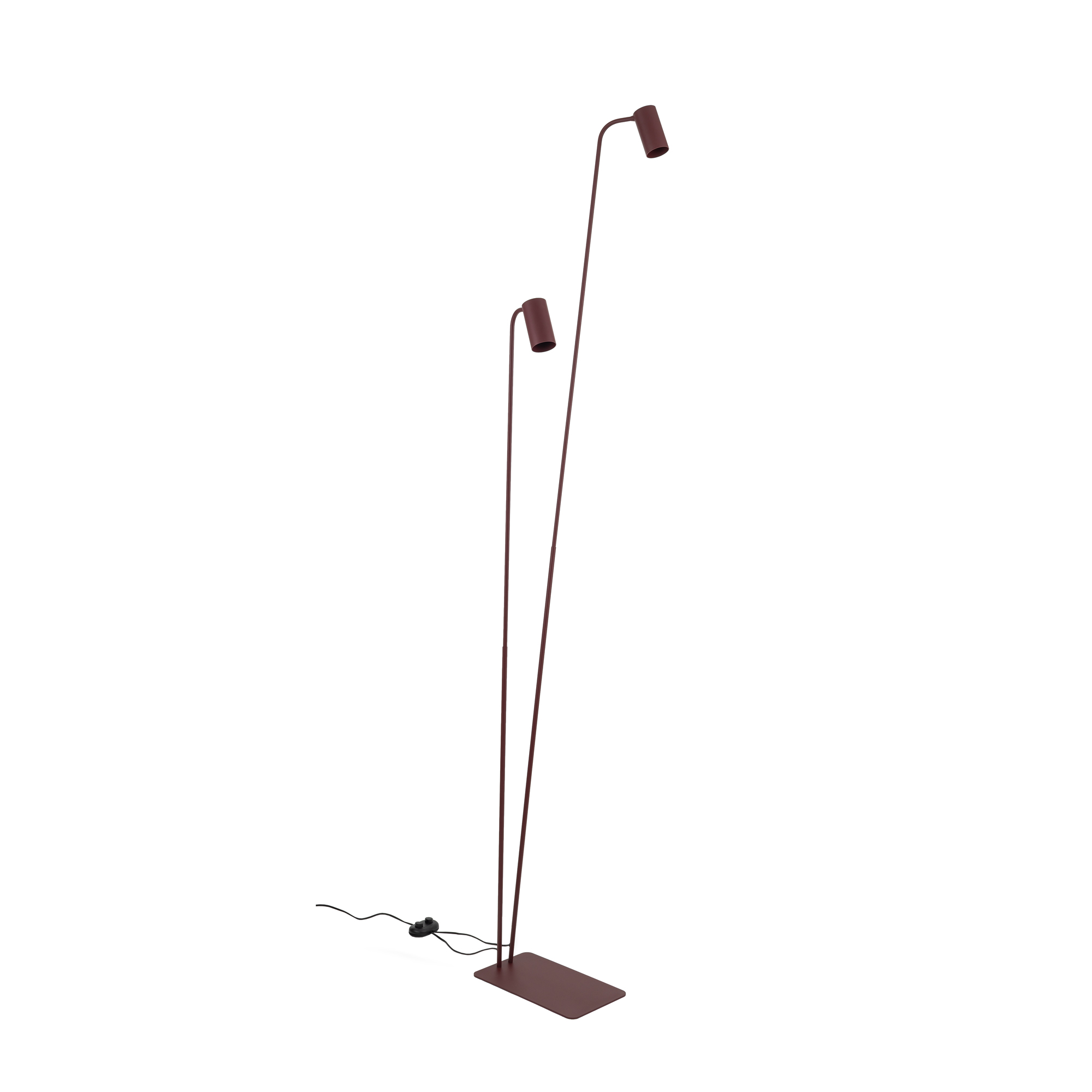 Lampa podłogowa nowoczesna MONO 12780, burgundowa, 2×GU10 – Nowodvorski Lighting