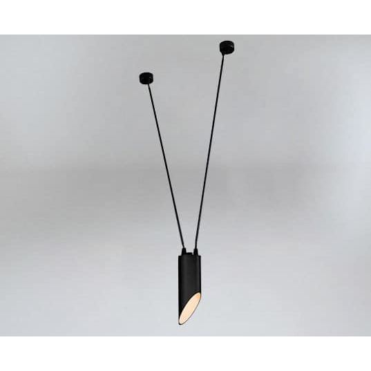 Lampa wisząca nowoczesna Antigo VIWIN 45 mini – czarna, GU10 – 9671