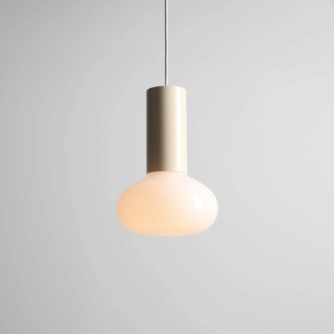 Lampa wisząca nowoczesna Aldex FLO S 7000G9_S kremowa 1×E14 - obrazek 2
