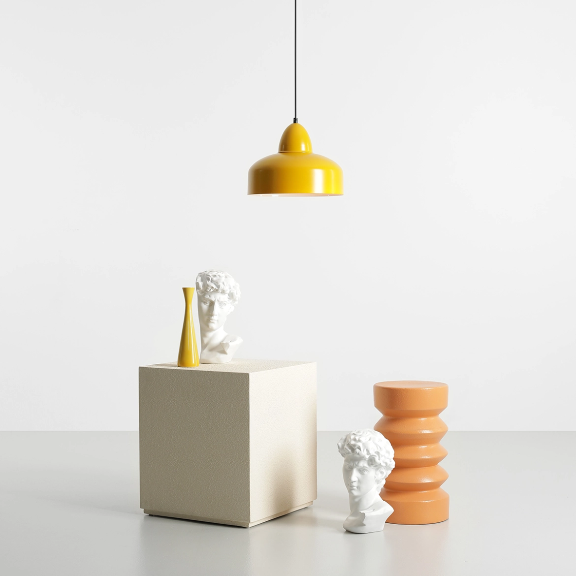 Lampa wisząca nowoczesna Aldex COMO 946G14 musztardowa 1×E27 - obrazek 3
