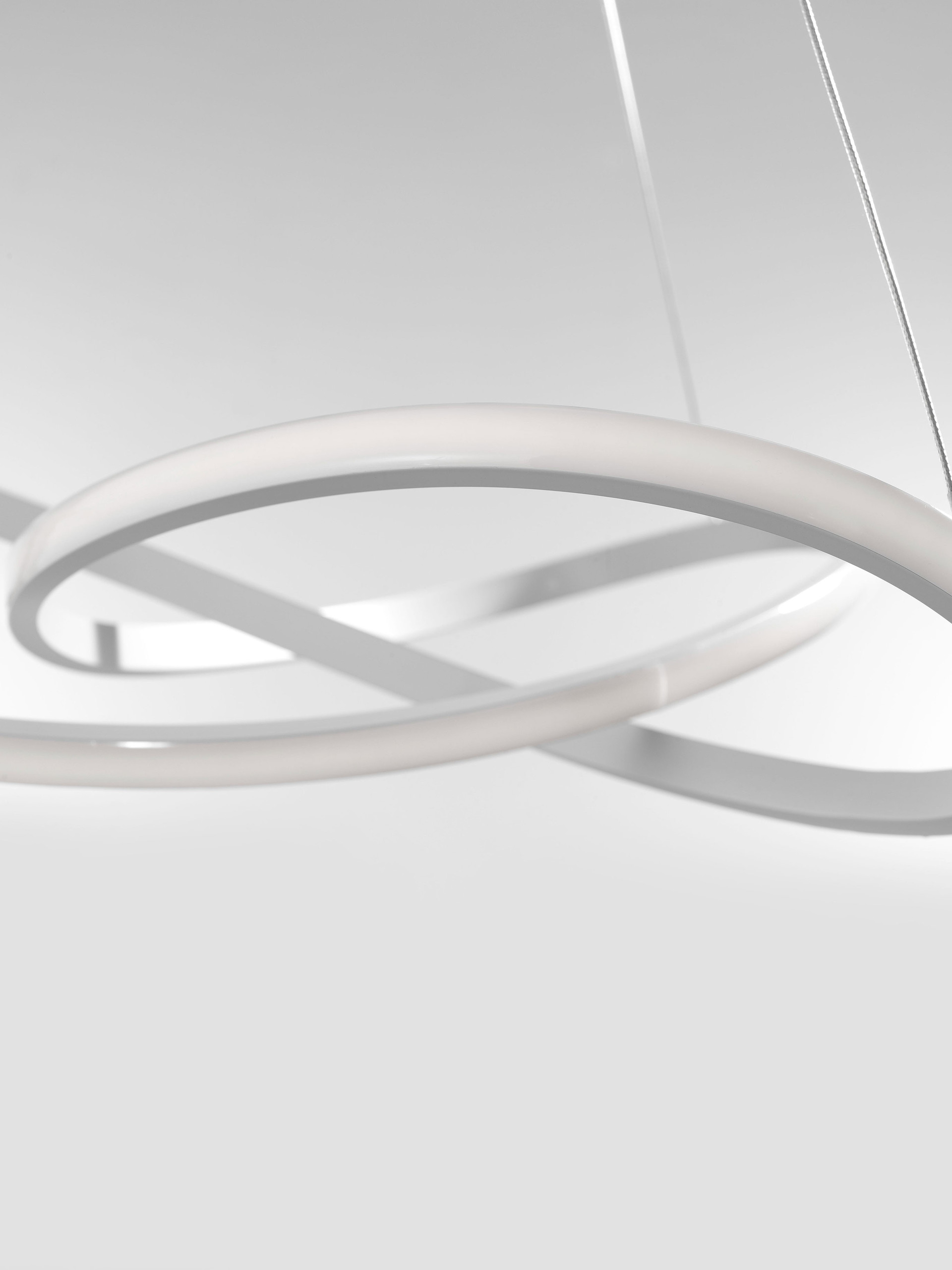 Lampa wisząca nowoczesna Luces Exclusivas JEREZ, biała, LED 53 W 3000 K, Ø 72 cm – LE41657 - obrazek 3