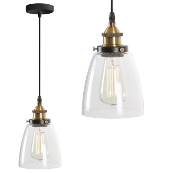 Lampa sufitowa wisząca szklana Verto D APP048-1CP
