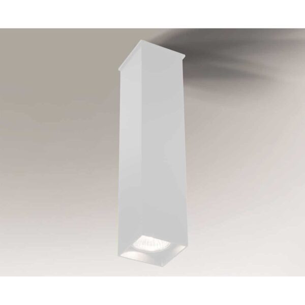 Lampa sufitowa nowoczesna Antigo TODA – biała, 1 × GU10 – 7002
